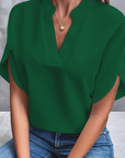 Luftige Weiße Damenbluse aus Leichtem Stoff – Elegante Festliche Bluse für Sommer und Jeden Anlass 2