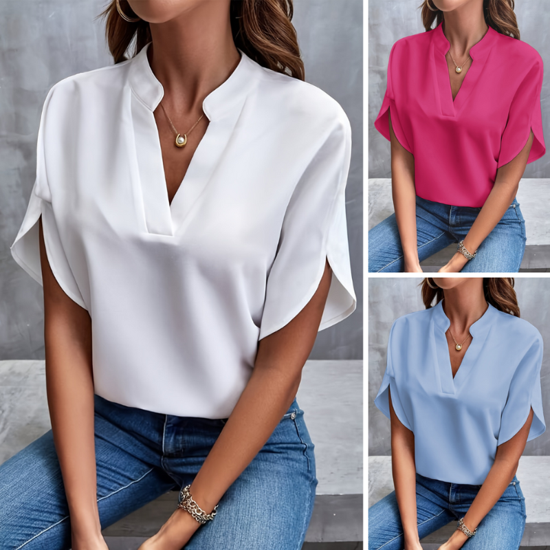 Luftige Weiße Damenbluse aus Leichtem Stoff – Elegante Festliche Bluse für Sommer und Jeden Anlass 7