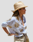 Luftige Damenbluse mit Eleganter Note 0
