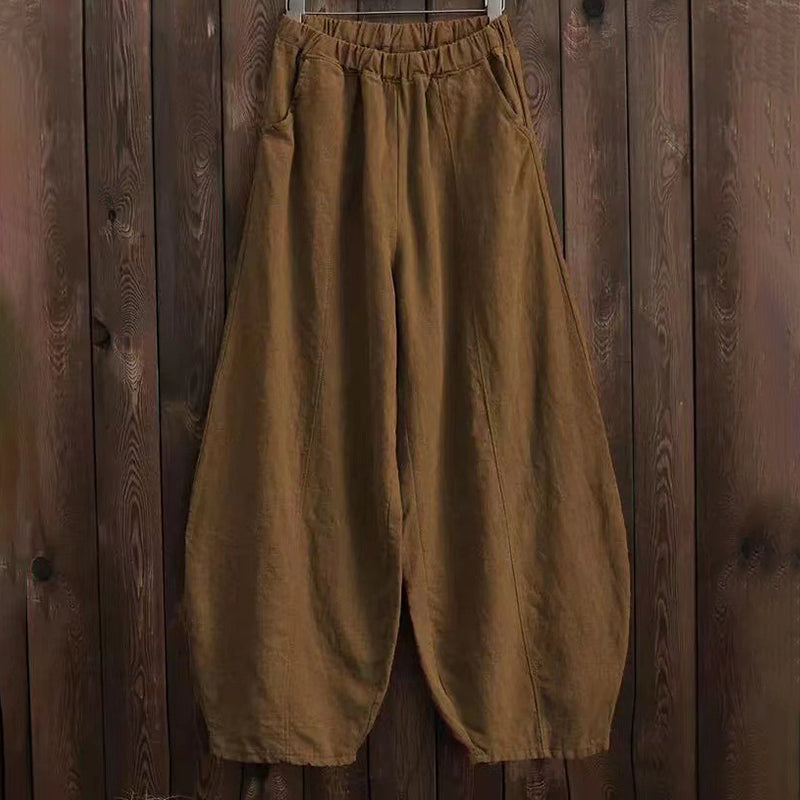 Luftige Haremshose aus Baumwolle mit elastischem Bund und Taschen – Bequeme Sommerhose für jeden Anlass 8