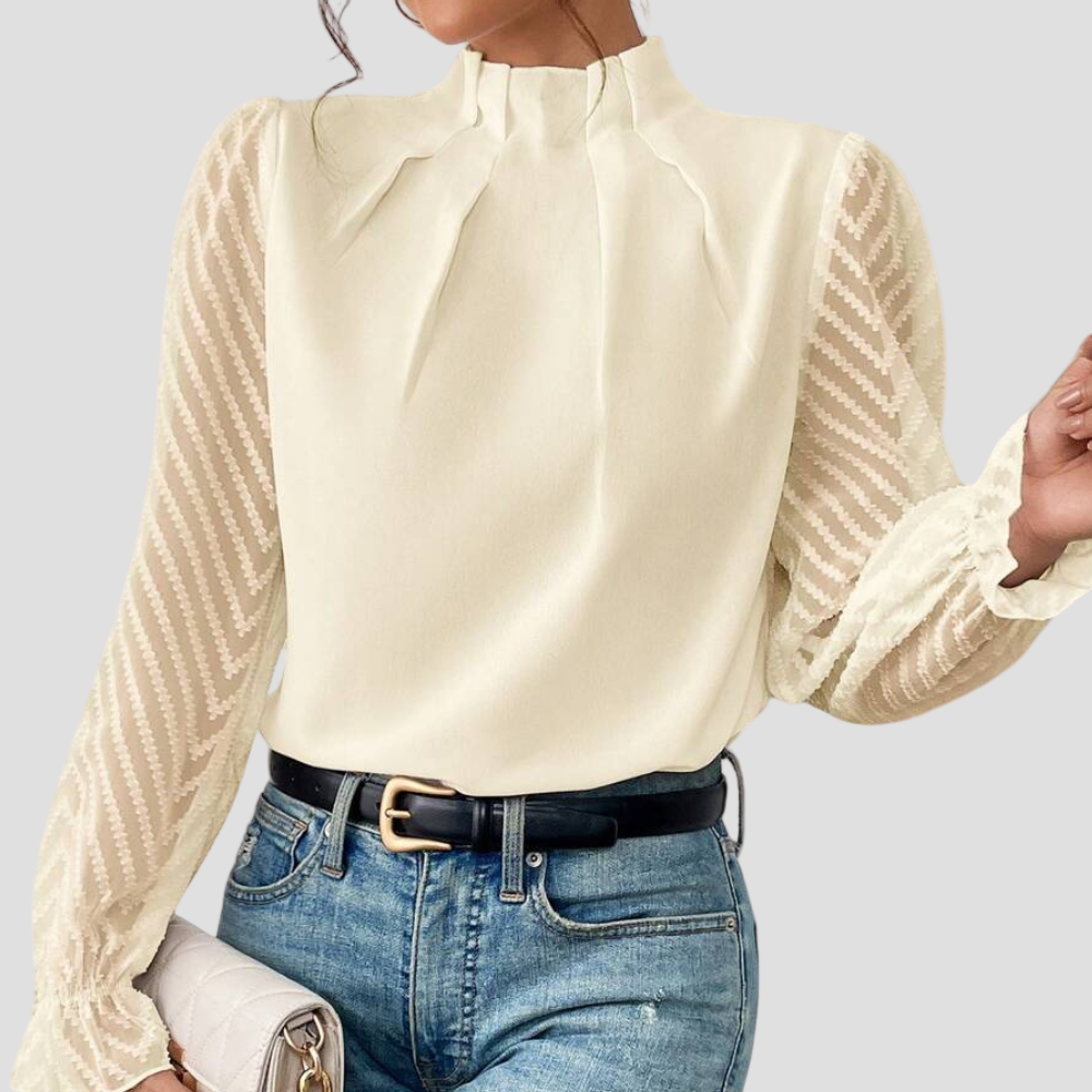 Luftige Sommerbluse mit Eleganten Ärmeln für Stil 0