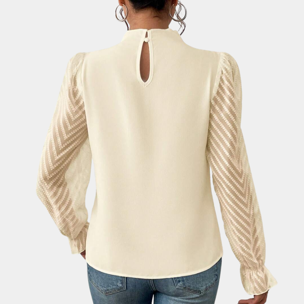 Luftige Sommerbluse mit Eleganten Ärmeln für Stil 1