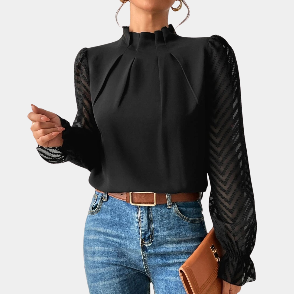 Luftige Sommerbluse mit Eleganten Ärmeln für Stil 4