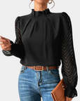 Luftige Sommerbluse mit Eleganten Ärmeln für Stil 4