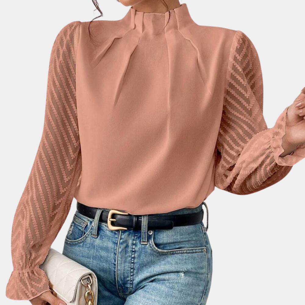 Luftige Sommerbluse mit Eleganten Ärmeln für Stil 6