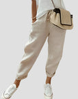 Luftige Sommerhose mit eleganter Passform – Atmungsaktives Material für Komfort und Stil 1