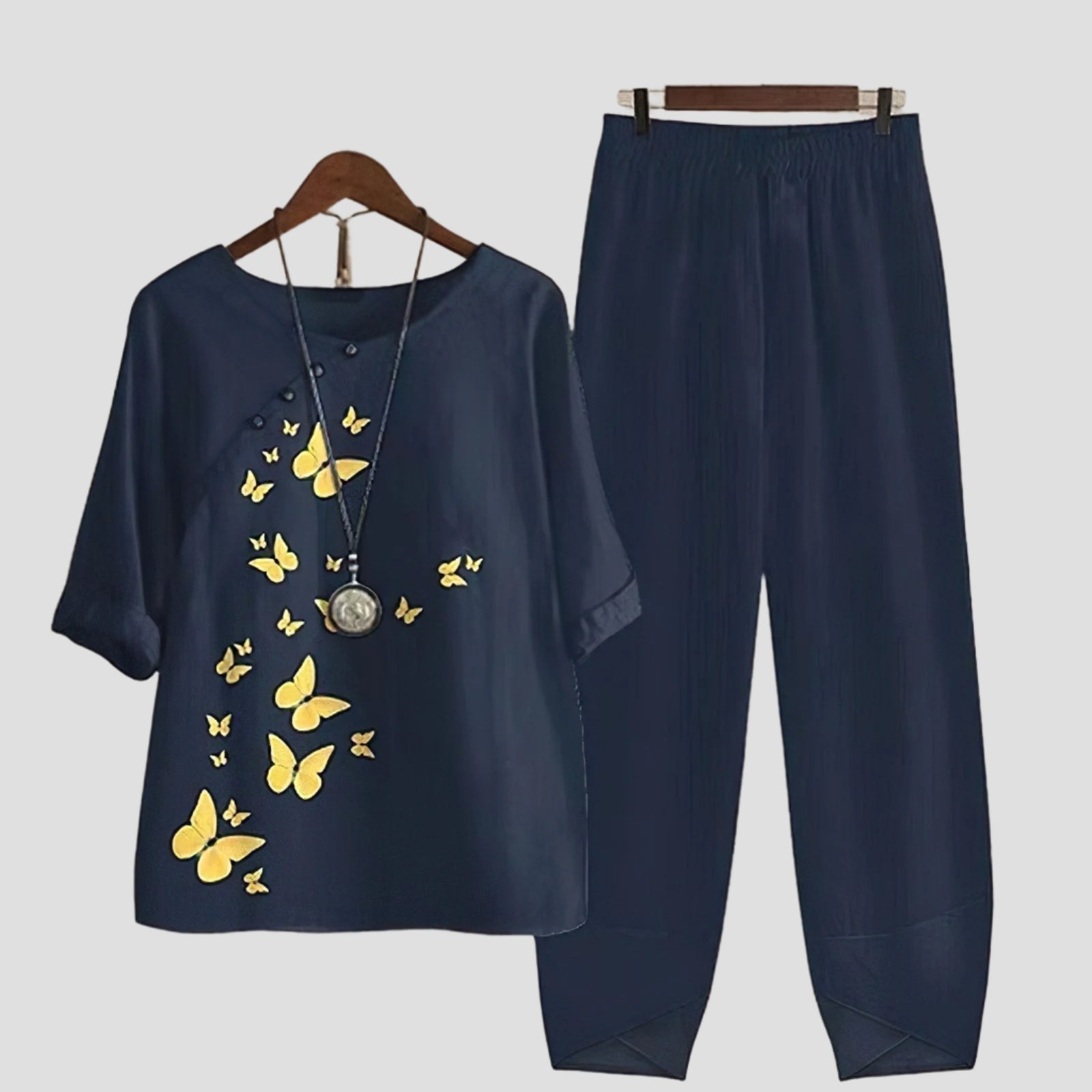 Luftiges Sommer Set aus atmungsaktiven Materialien – Ideal für Strand und Stadtbummel 1