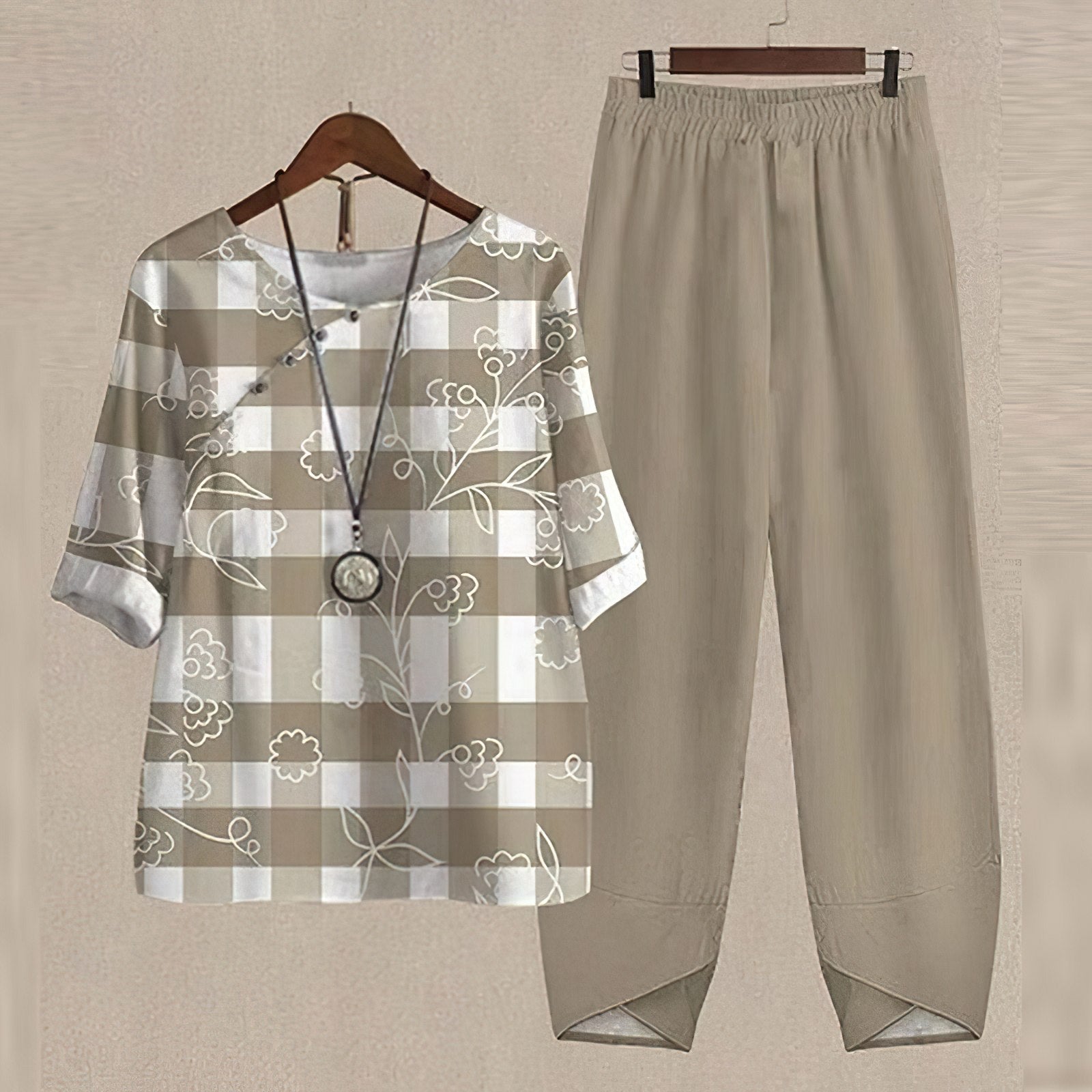 Luftiges Sommer Set aus atmungsaktiven Materialien – Ideal für Strand und Stadtbummel 2