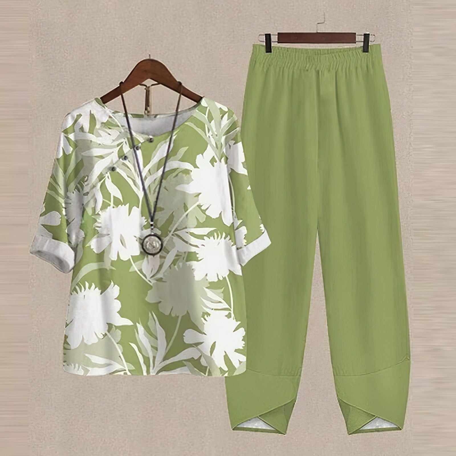 Luftiges Sommer Set aus atmungsaktiven Materialien – Ideal für Strand und Stadtbummel 4