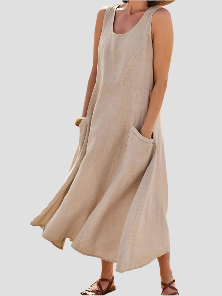 Luftiges Sommerkleid mit schmeichelhaftem Schnitt – Ideal für warme Tage 1