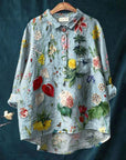 Luftiges Damen T-Shirt mit Eleganter Passform und Blumendetails – Ideal für Jeden Anlass 2