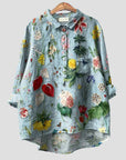 Luftiges Damen T-Shirt mit Eleganter Passform und Blumendetails – Ideal für Jeden Anlass 1