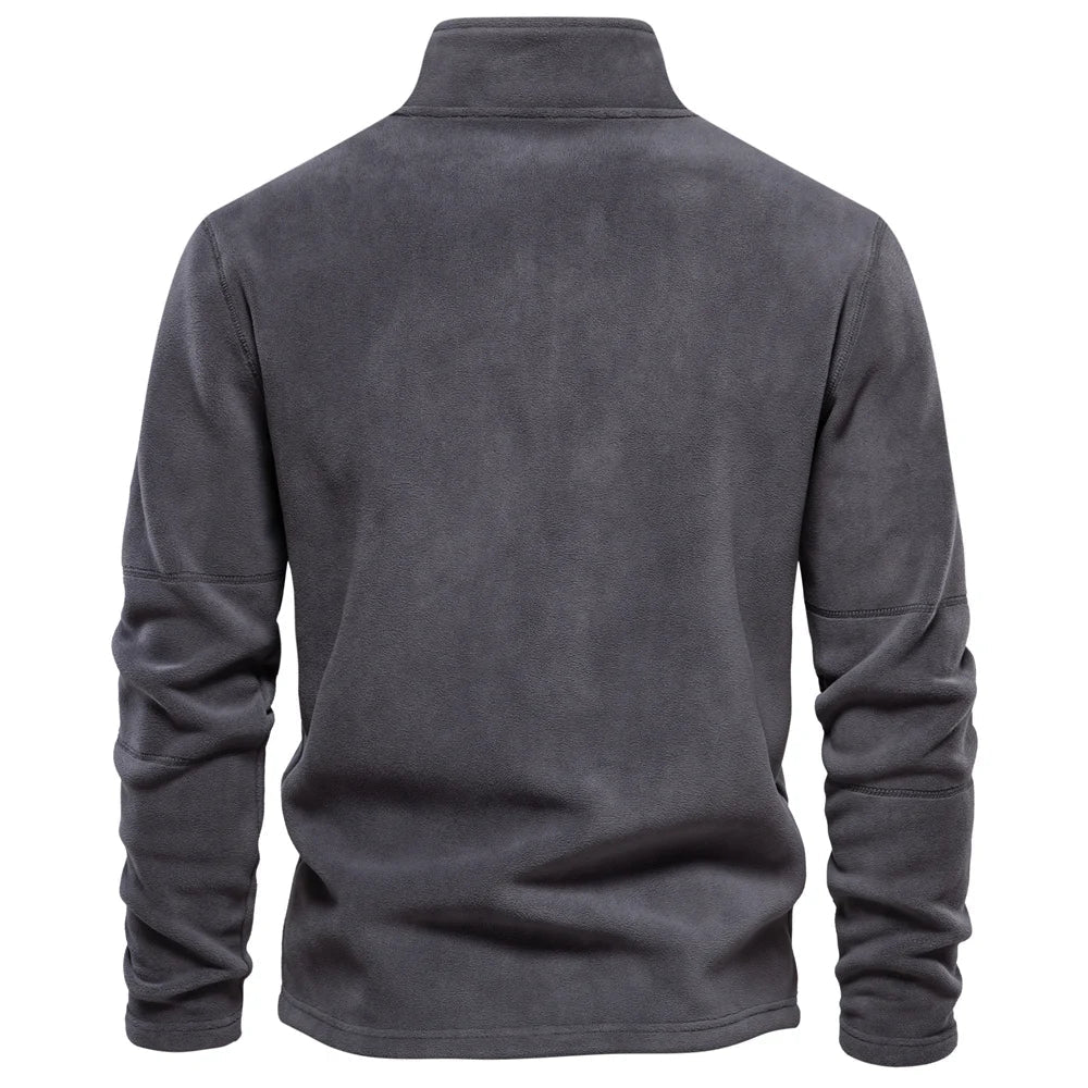 Max | Herren Rollkragenpullover Reißverschluss Fleece 3
