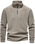 Max | Herren Rollkragenpullover Reißverschluss Fleece 7