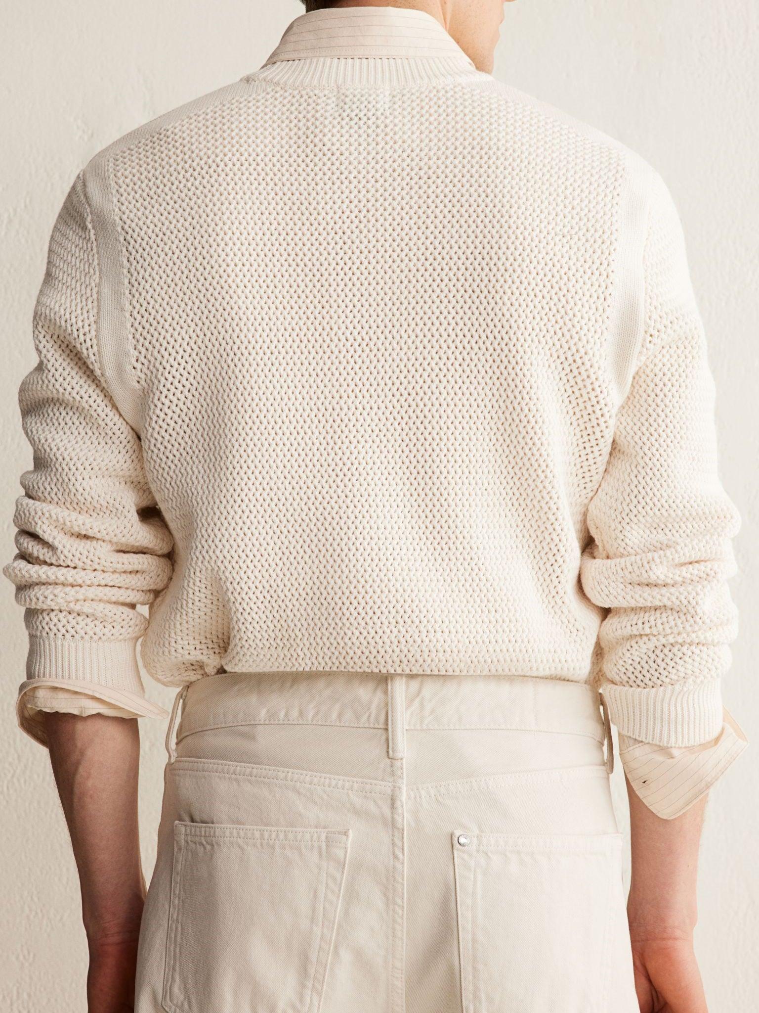 Milan | Herren Strickpullover Rundhals Struktur 2