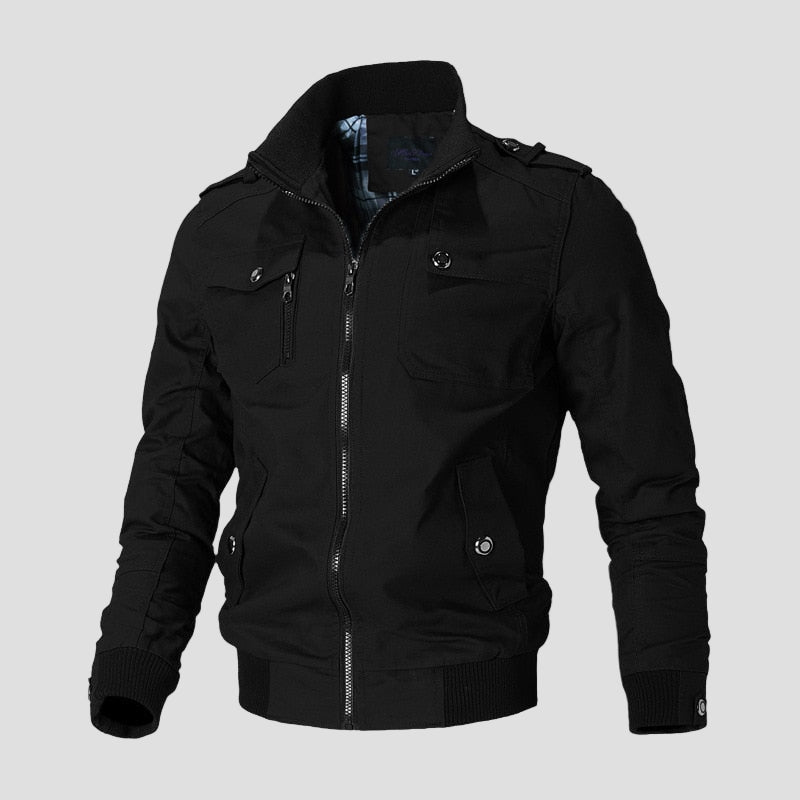 Moderne Bomberjacke mit Praktischen Taschen 0