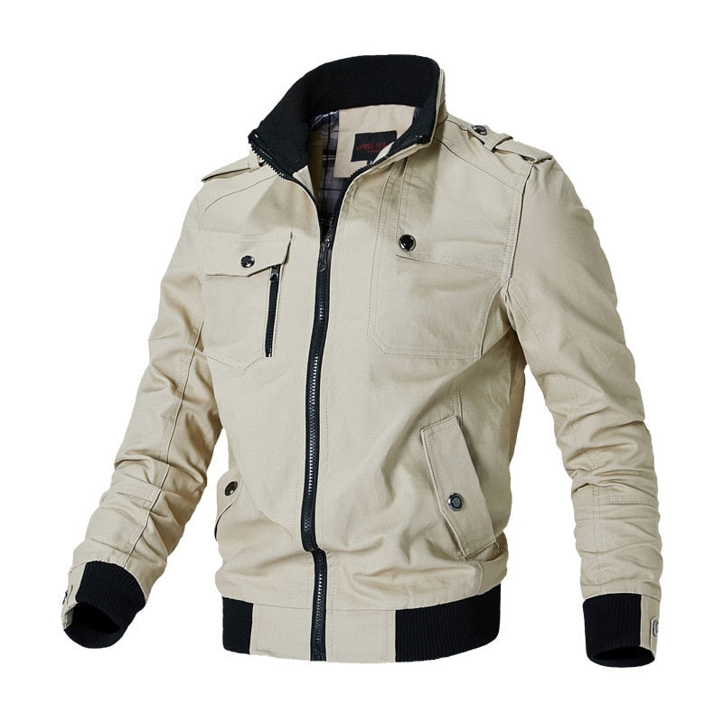 Moderne Bomberjacke mit Praktischen Taschen 1