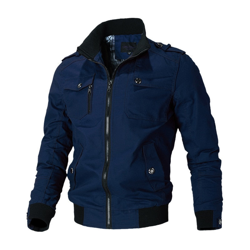 Moderne Bomberjacke mit Praktischen Taschen 4