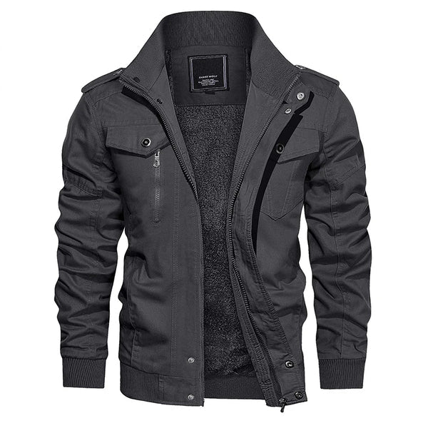 Moderne Herren Bomberjacke – warm & bequem 4