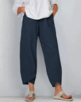 Moderne Hosen mit Überlappungs-Saumdesign 1