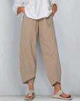 Moderne Hosen mit Überlappungs-Saumdesign 2