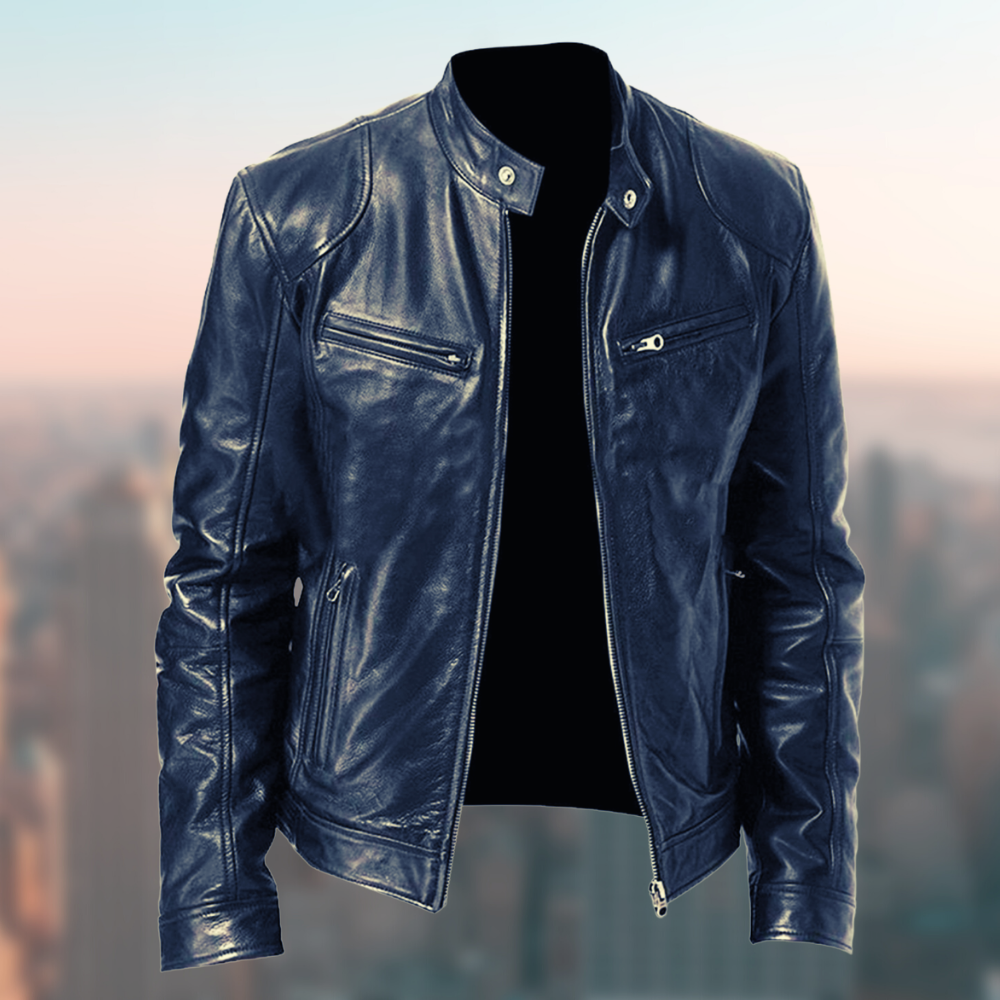 Moderne Lederjacke mit Schlankem Schnitt für Selbstbewusste 4