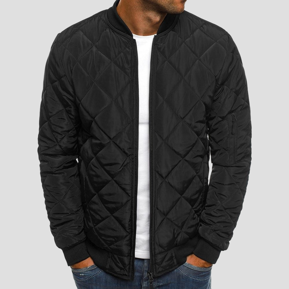 Moderne Steppjacke im Lässigen Bomberstil 0