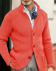 Moderne Strickjacke mit Knopfverschluss 14