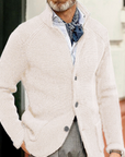 Moderne Strickjacke mit Knopfverschluss 2