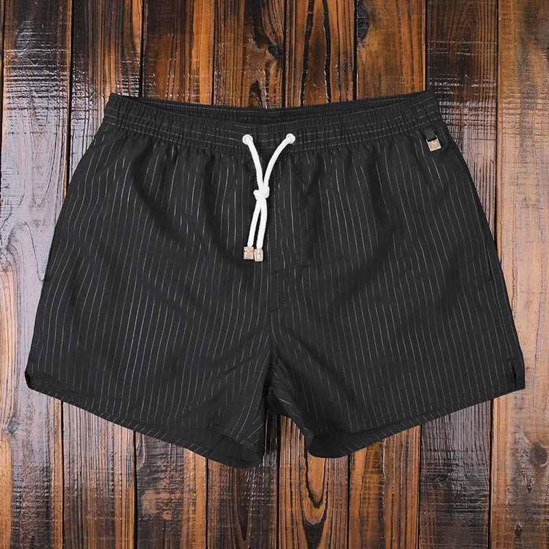 Modische Badeshorts mit Streifen – Leichtes Material und Bequeme Passform für Strandtage 8