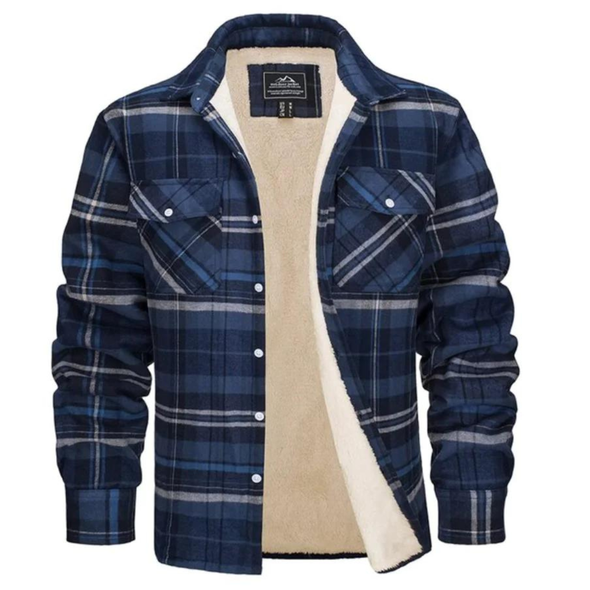 Modische Bomberjacke mit Karomuster für kalte Tage 6