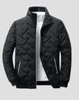 Modische Steppjacke mit hohem Kragen für Stil 0