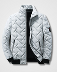 Modische Steppjacke mit hohem Kragen für Stil 1