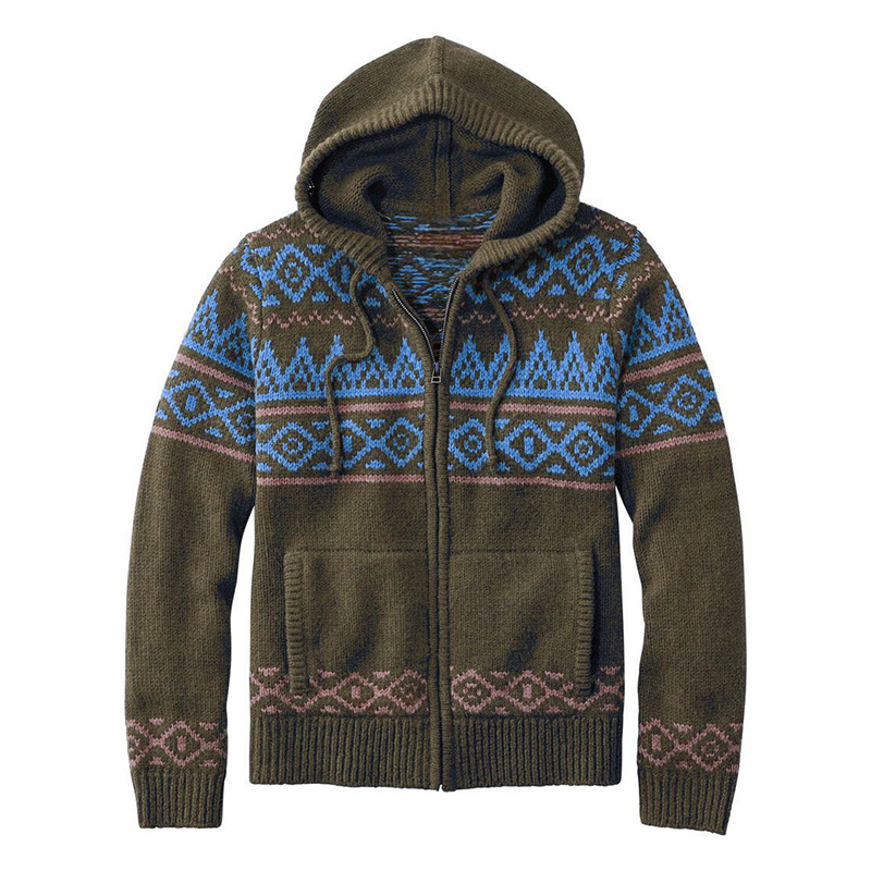 Nordischer Hoodie-Cardigan für stilvolle Eleganz 0