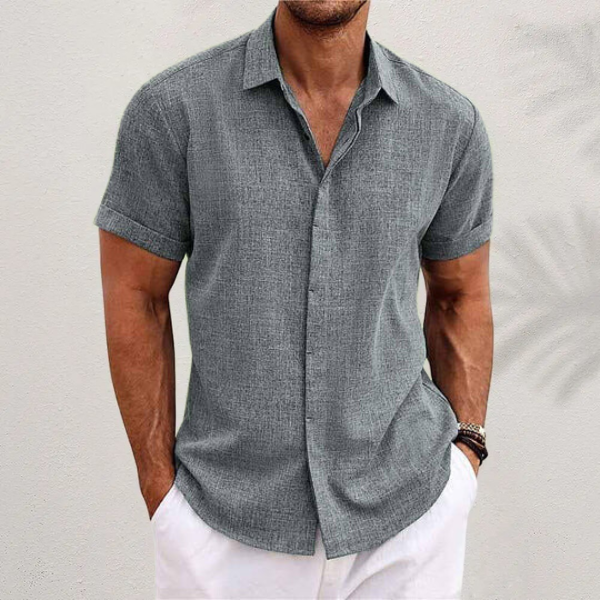 Elegantes Herrenhemd für Sommerlooks – Bequemer Schnitt und Hochwertige Verarbeitung 4