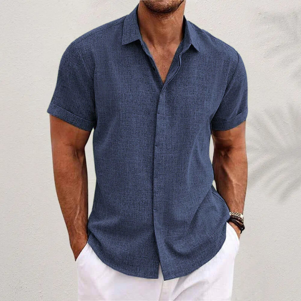 Elegantes Herrenhemd für Sommerlooks – Bequemer Schnitt und Hochwertige Verarbeitung 2