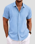Elegantes Herrenhemd für Sommerlooks – Bequemer Schnitt und Hochwertige Verarbeitung 1