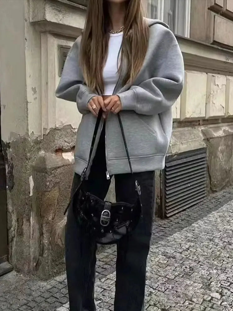 Oversized Damen Hoodie mit Kordelzug für Relaxte Tage 1