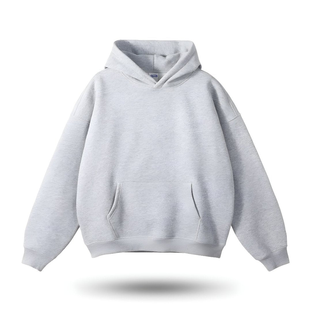 Oversized Kapuzenpullover mit Kängurutasche 1