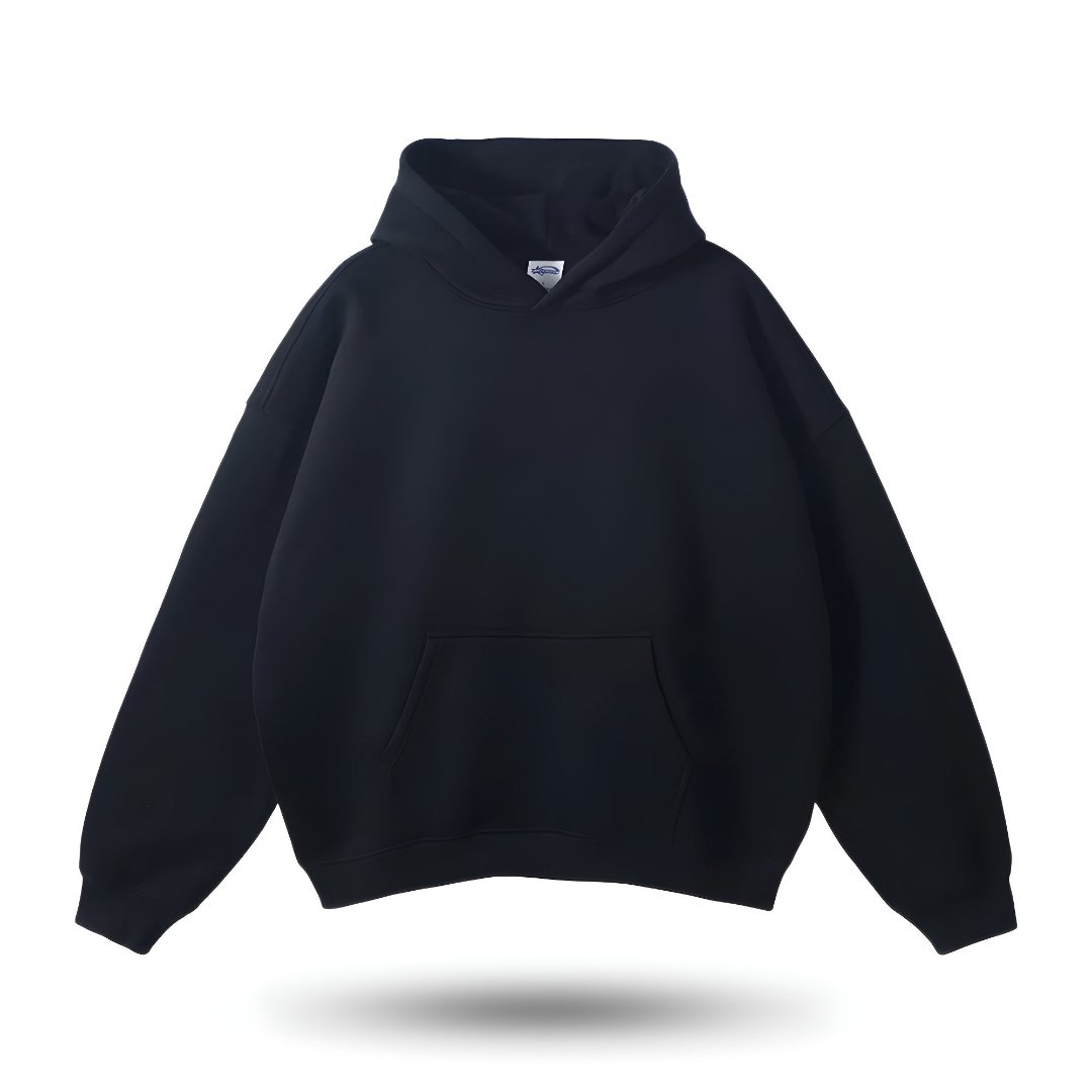 Oversized Kapuzenpullover mit Kängurutasche 3