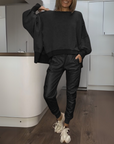 Oversized Satin-Pullover für Elegante Anlässe 3