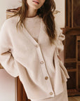 Oversized Strickjacke mit Knopfdetails für Gemütlichkeit 11