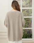 Oversized Strickjacke mit Knopfdetails für Gemütlichkeit 2