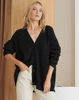 Oversized Strickjacke mit Knopfdetails für Gemütlichkeit 3