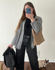 Oversized Strickjacke mit Knopfdetails für Gemütlichkeit 6