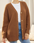 Oversized Strickjacke mit Knopfdetails für Gemütlichkeit 9