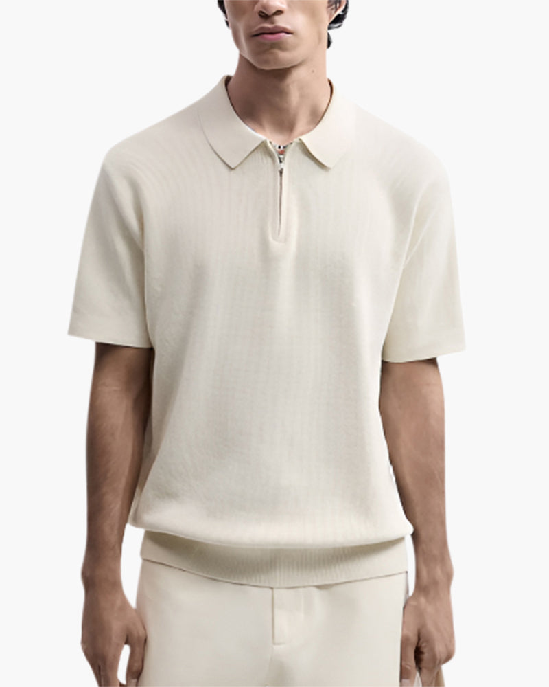Polo-Shirt mit Reißverschluss für sportliche Eleganz 1