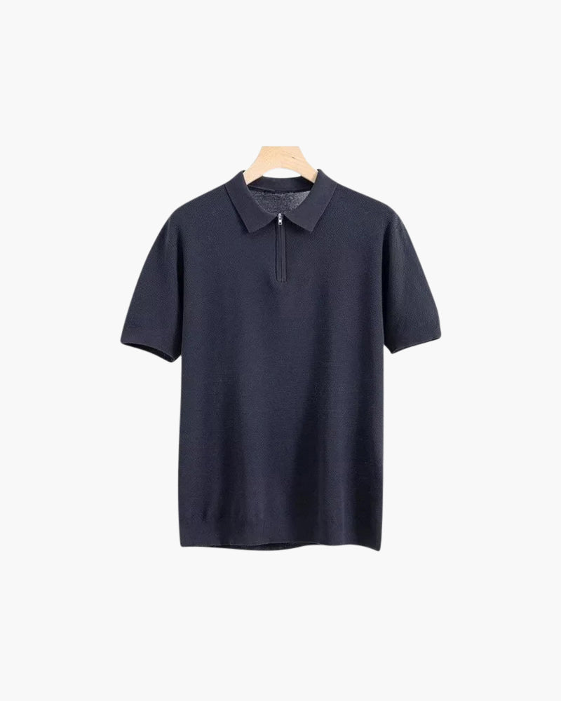 Polo-Shirt mit Reißverschluss für sportliche Eleganz 4