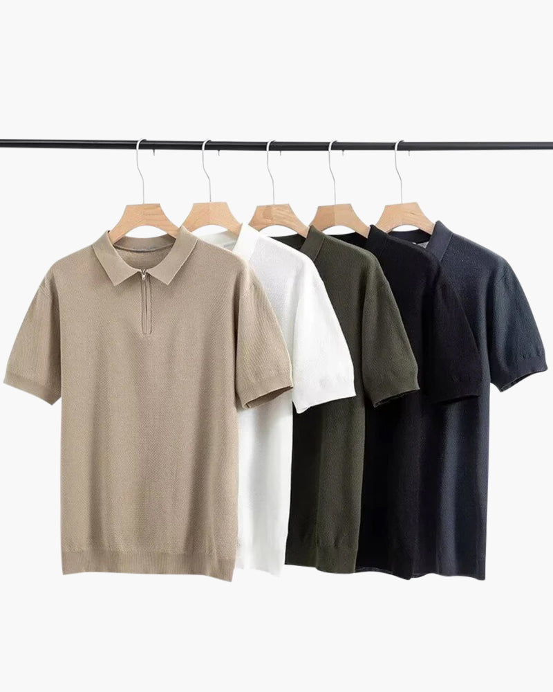 Polo-Shirt mit Reißverschluss für sportliche Eleganz 6