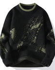 Raphael | Herren Strickpullover Distressed-Design Grobstrick 0